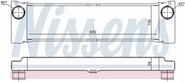 NISSENS CHŁODNICA INTERCOOLER 96531 