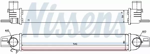 NISSENS CHŁODNICA INTERCOOLER 96536 