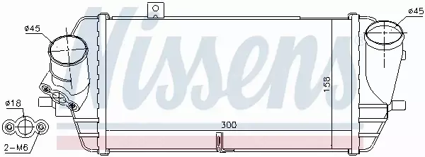 NISSENS CHŁODNICA INTERCOOLER 96539 