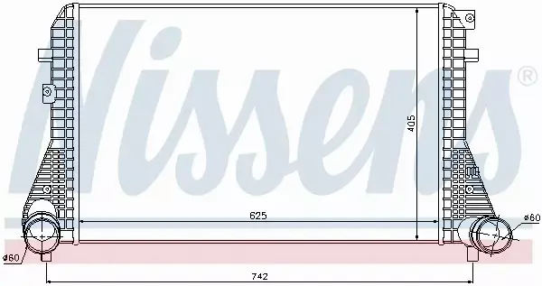 NISSENS INTERCOOLER 96542 