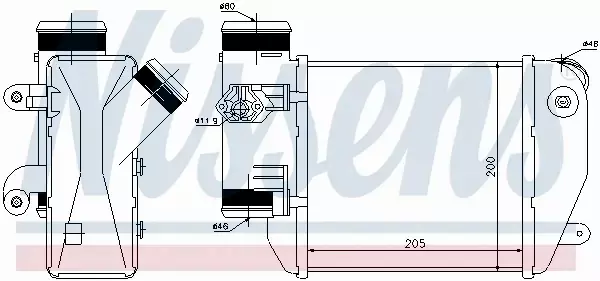 NISSENS CHŁODNICA INTERCOOLER 96576 