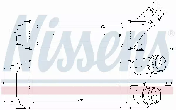 NISSENS CHŁODNICA INTERCOOLER 96584 