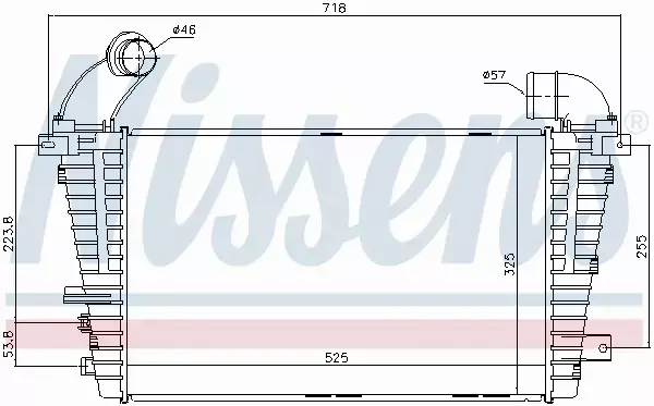 NISSENS INTERCOOLER 96590 