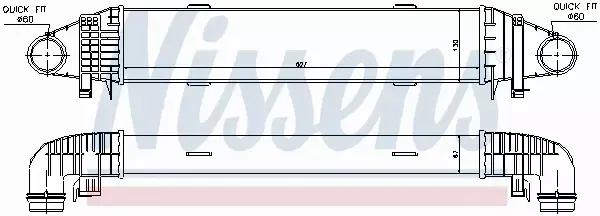 NISSENS INTERCOOLER 96598 