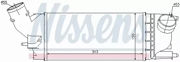 NISSENS CHŁODNICA INTERCOOLER 96599 