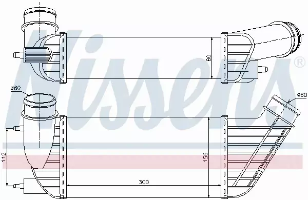 NISSENS CHŁODNICA INTERCOOLER 96609 