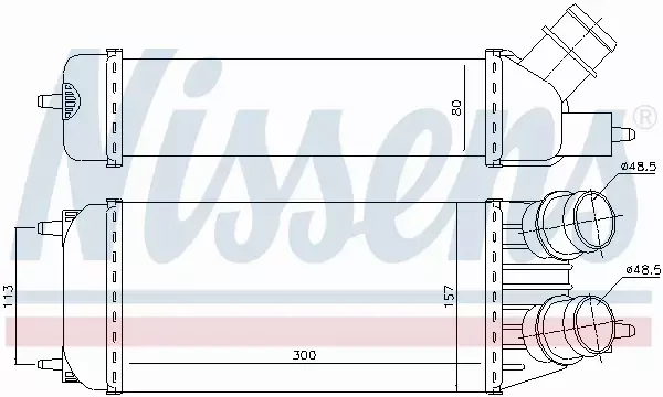 NISSENS CHŁODNICA INTERCOOLER 96613 