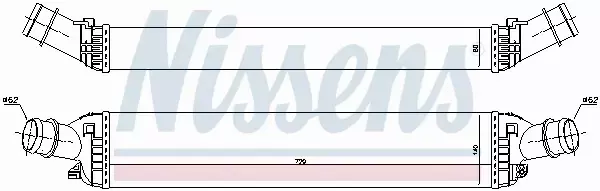 NISSENS CHŁODNICA INTERCOOLER 96618 