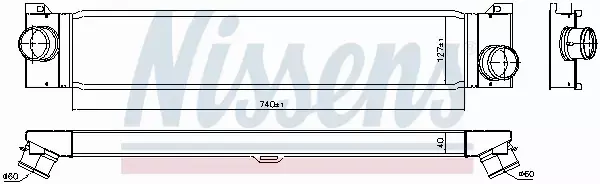 NISSENS CHŁODNICA INTERCOOLER 96624 
