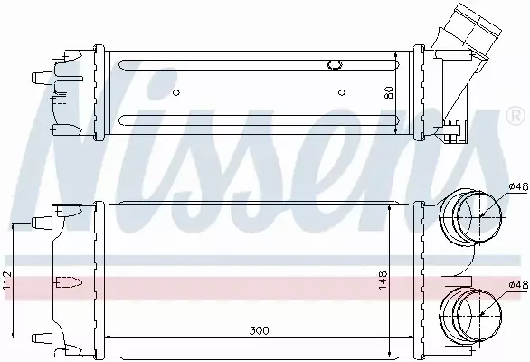 NISSENS CHŁODNICA INTERCOOLER 96627 