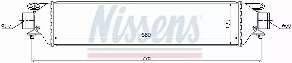 NISSENS INTERCOOLER 96630 