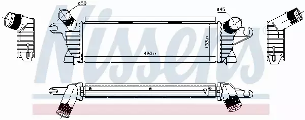 NISSENS INTERCOOLER 96648 