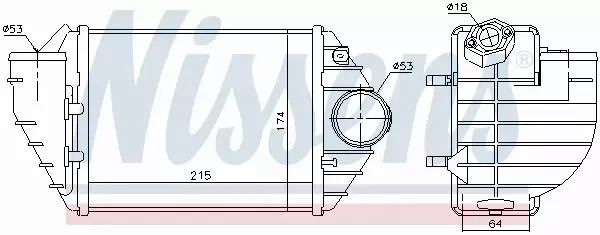 NISSENS CHŁODNICA INTERCOOLER 96690 