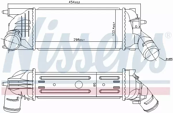 NISSENS CHŁODNICA INTERCOOLER 96719 