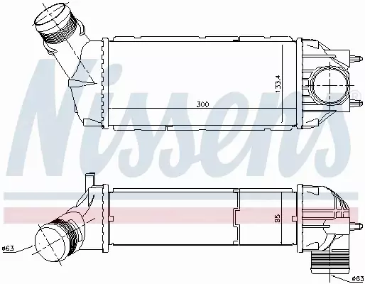 NISSENS CHŁODNICA INTERCOOLER 96720 