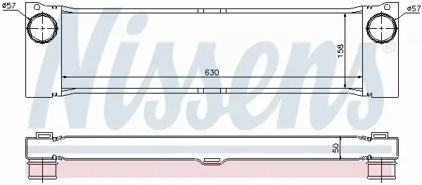 NISSENS CHŁODNICA INTERCOOLER 96729 