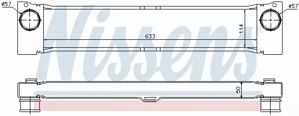 NISSENS INTERCOOLER 96730 