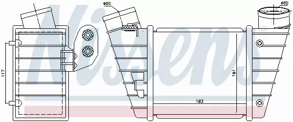 NISSENS CHŁODNICA INTERCOOLER 96746 