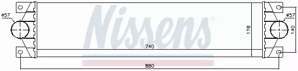 NISSENS CHŁODNICA INTERCOOLER 96767 