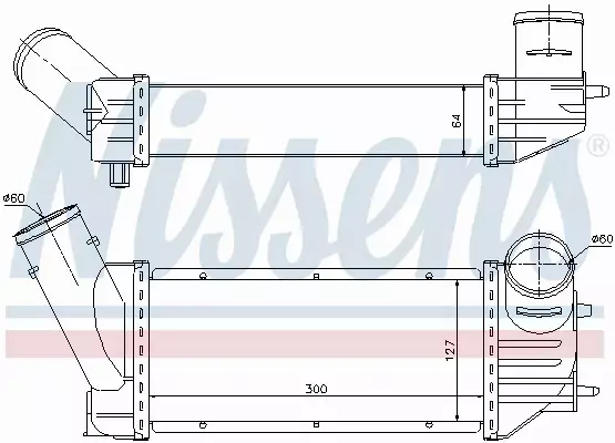 NISSENS CHŁODNICA INTERCOOLER 96790 