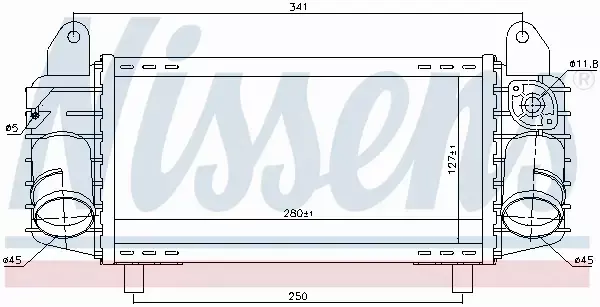 NISSENS CHŁODNICA INTERCOOLER 96793 