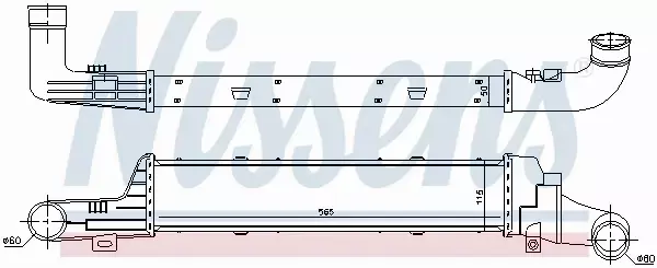 NISSENS INTERCOOLER 96861 