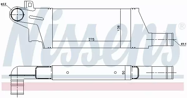 NISSENS INTERCOOLER 96898 