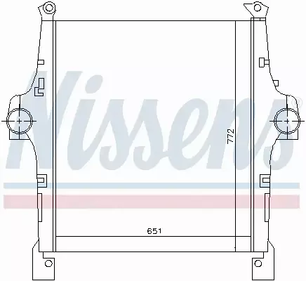 NISSENS CHŁODNICA INTERCOOLER 97047 