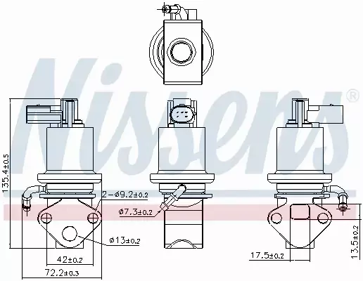 NISSENS ZAWÓR EGR 98158 