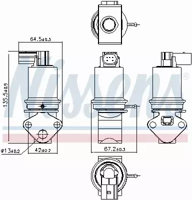 NISSENS ZAWÓR EGR 98202 