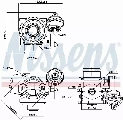 NISSENS ZAWÓR EGR 98225 