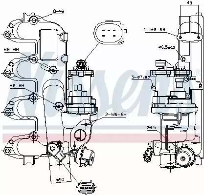 NISSENS ZAWÓR EGR 98239 