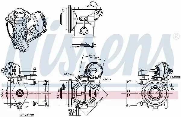 NISSENS ZAWÓR EGR 98346 