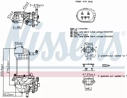 NISSENS ZAWÓR EGR 98359 