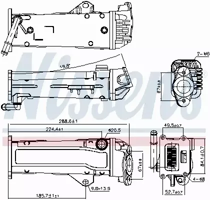 NISSENS CHŁODNICA EGR 989284 