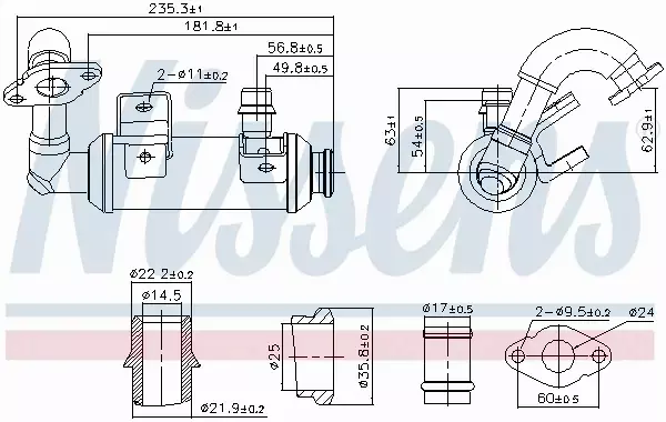 NISSENS CHŁODNICA EGR 989407 