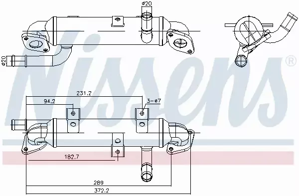 NISSENS CHŁODNICA EGR 989417 