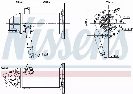 NISSENS CHŁODNICA EGR 989431 