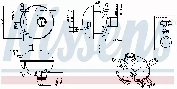 NISSENS ZBIORNICZEK WYRÓWNAWCZY 996171 