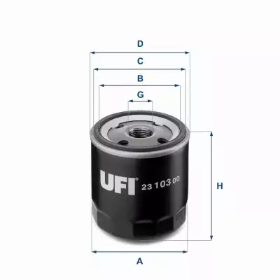 UFI FILTR OLEJU 23.103.00 