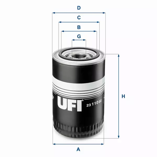 UFI FILTR OLEJU 23.110.02 