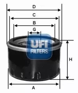 UFI FILTR OLEJU 23.545.00 