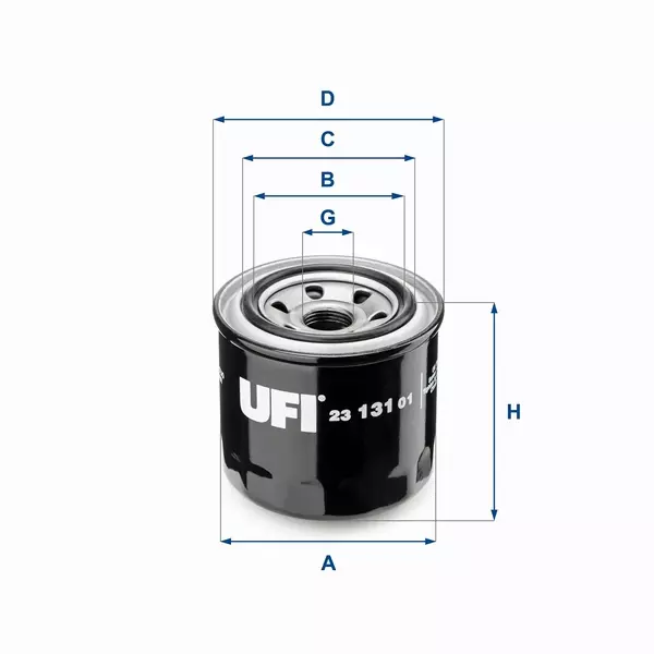 UFI FILTR OLEJU 23.131.01 