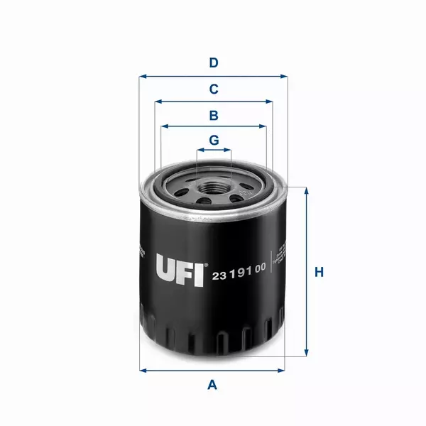 UFI FILTR OLEJU 23.191.00 