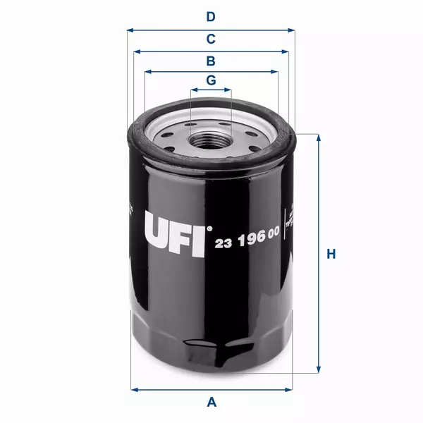 UFI FILTR OLEJU 23.196.00 