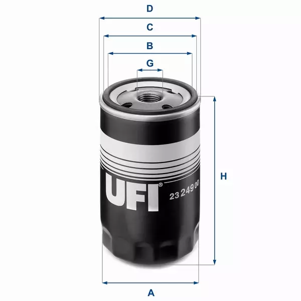 UFI FILTR OLEJU 23.249.00 