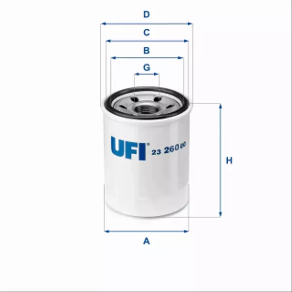 UFI FILTR OLEJU 23.260.00 