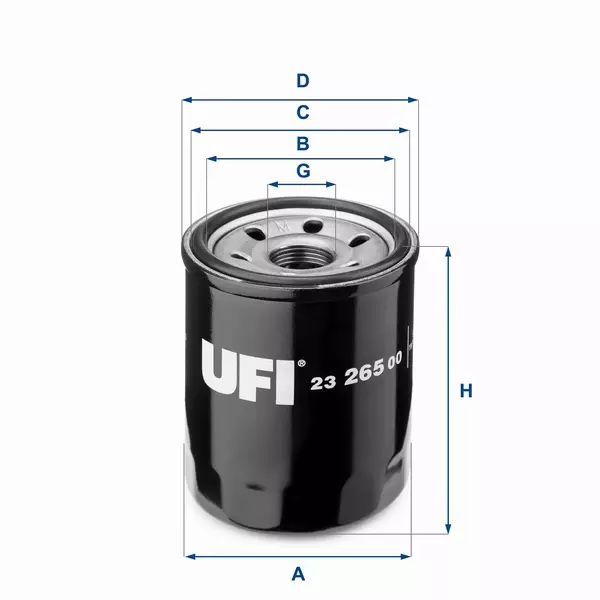 UFI ZESTAW FILTRÓW FIAT GRANDE PUNTO 1.2 1.4 8V 