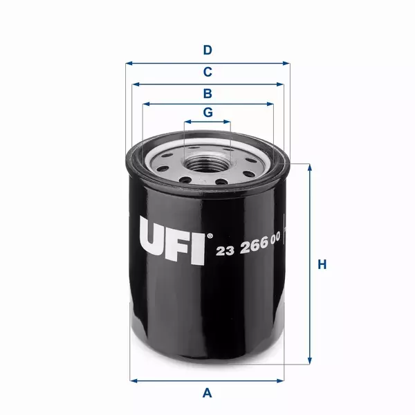 UFI FILTR OLEJU 23.266.00 