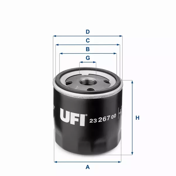 UFI FILTR OLEJU 23.267.00 